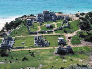mayan-ruins-tulum-mexico-yucatan-aerial-view